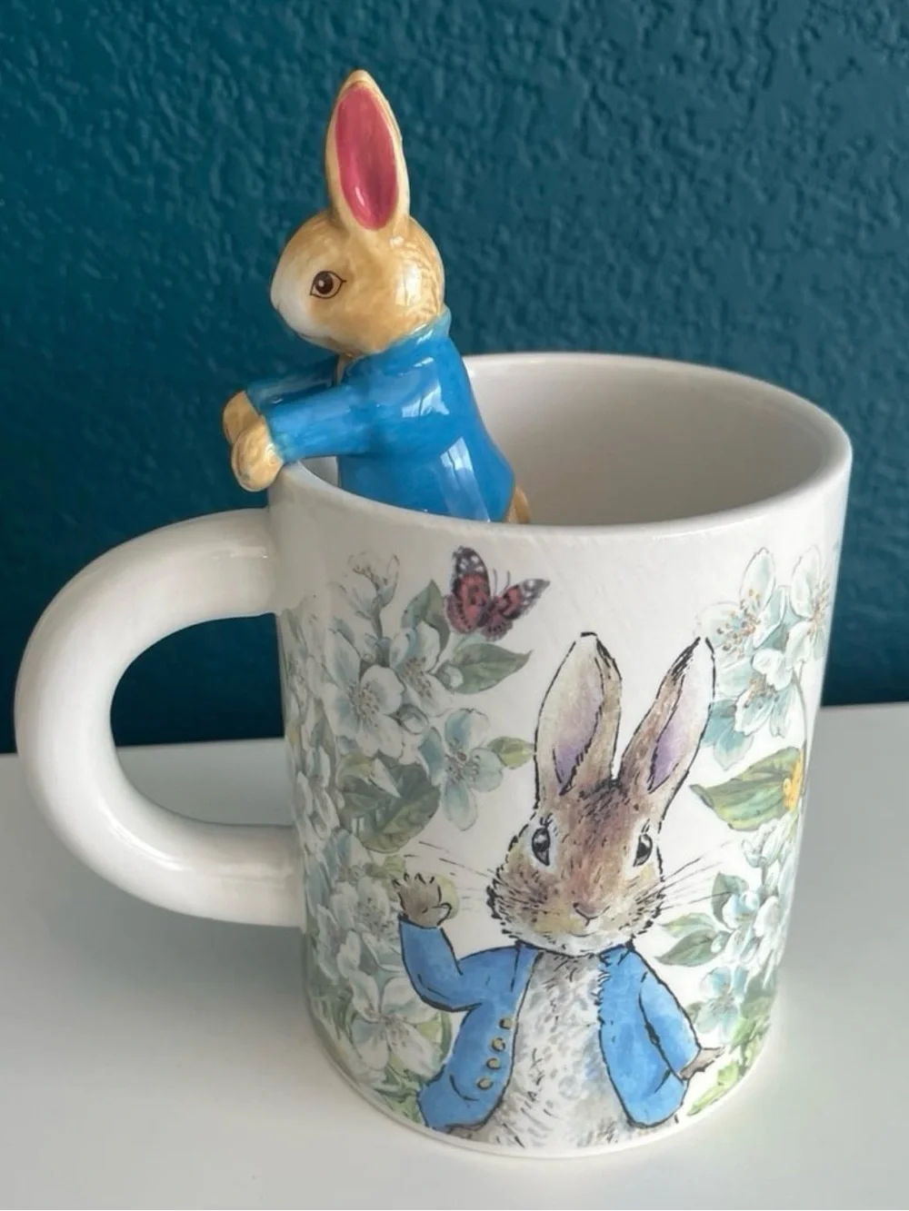 Beatrix Potter Petter Rabbit Samuel Whiskers Mug and 2 VHS Tapes